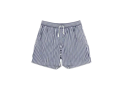 DIGAWEL x MIN-NANO Stripe Baggy Shorts "Navy"