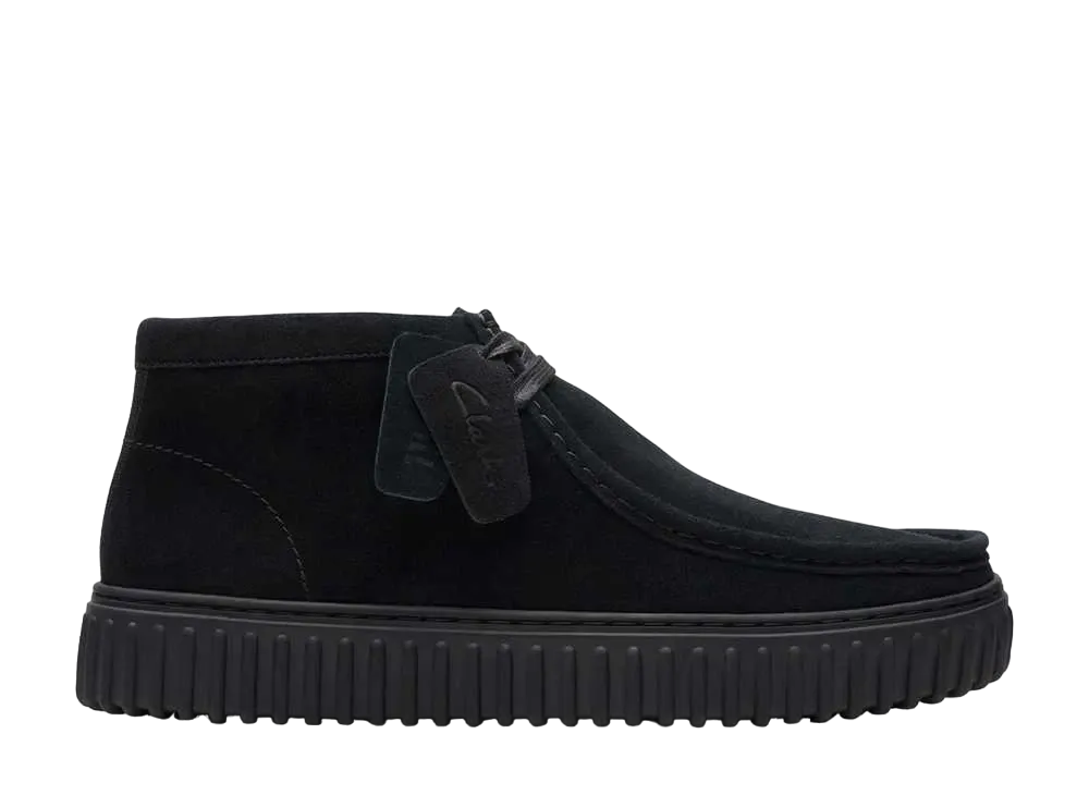 Clarks Torhill Hi "Black Suede"