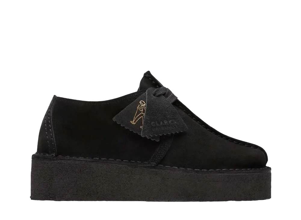 クラークス ウィメンズ トレックウェッジ "ブラックスウェード"