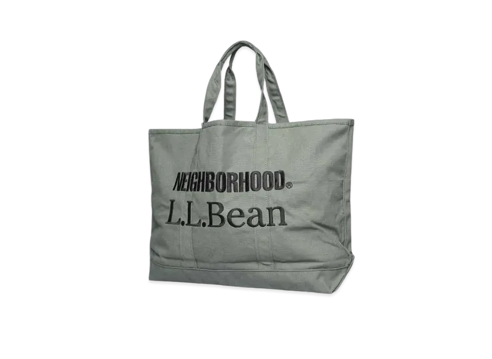 NEIGHBORHOOD x L.L.BEAN . Grocery Tote "Olive Drab"