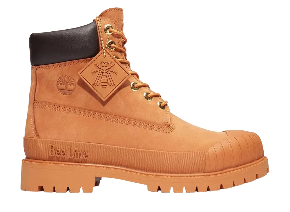 Bee Line × Timberland 6inch Waterproof Rubber Toe Boot "Wheat"