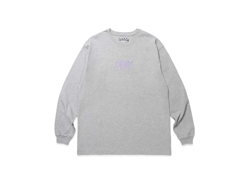 APHRODITEGANG Classic Logo L/S Tee Gray "Purple"