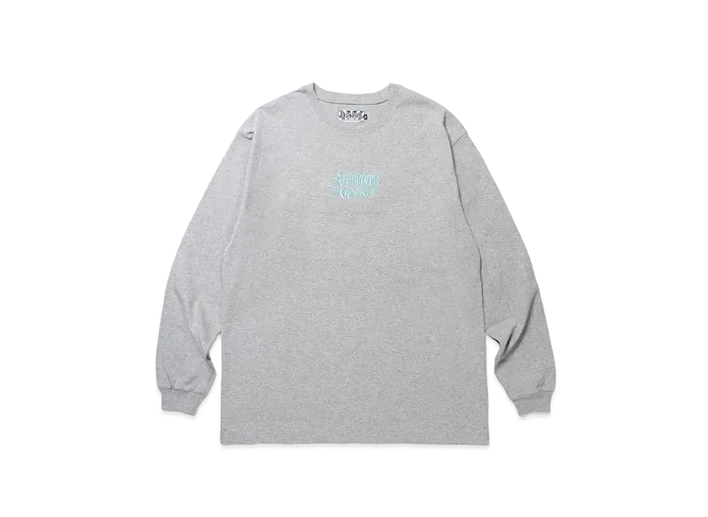 APHRODITEGANG Classic Logo L/S Tee Gray "Blue"