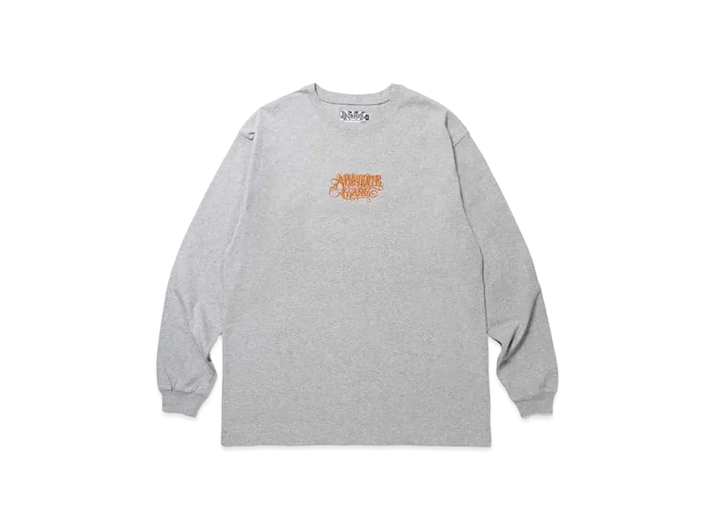 APHRODITEGANG Classic Logo L/S Tee Gray "Orange"