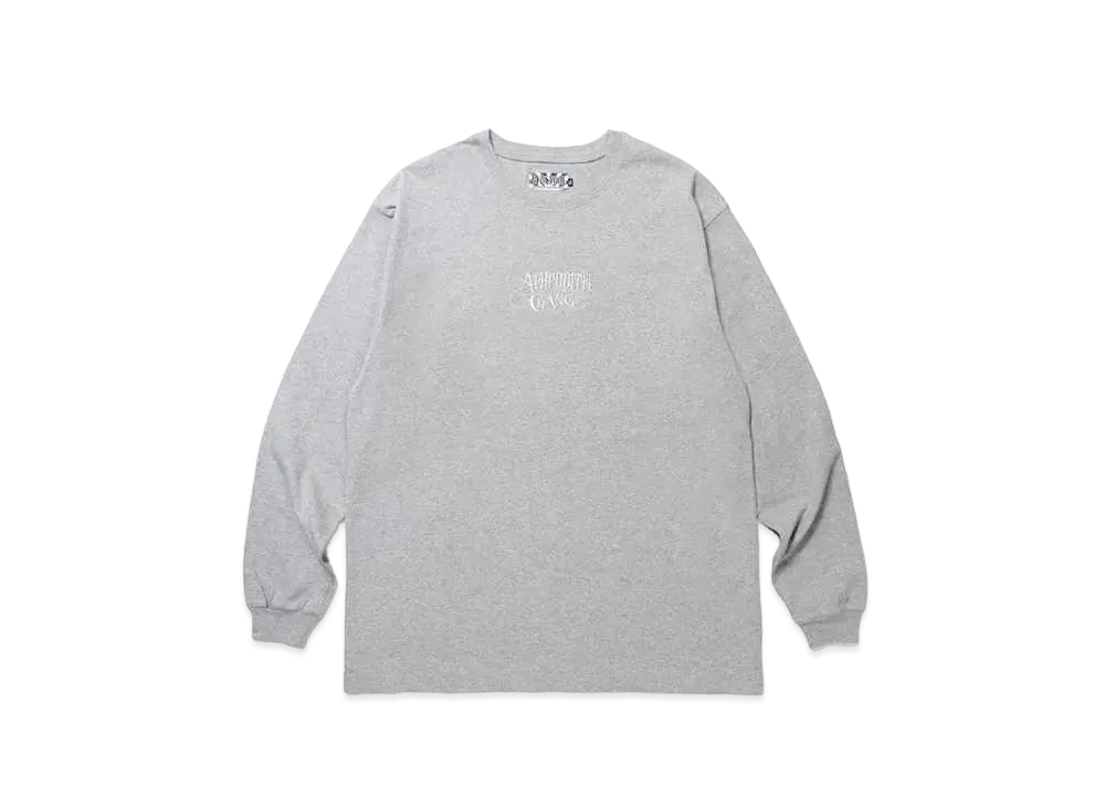 APHRODITEGANG Classic Logo L/S Tee Gray "Silver"