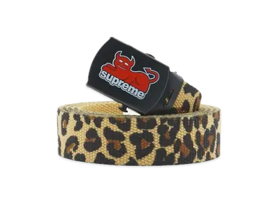 Supreme x Toy Machine Webbing Belt "Leopard"