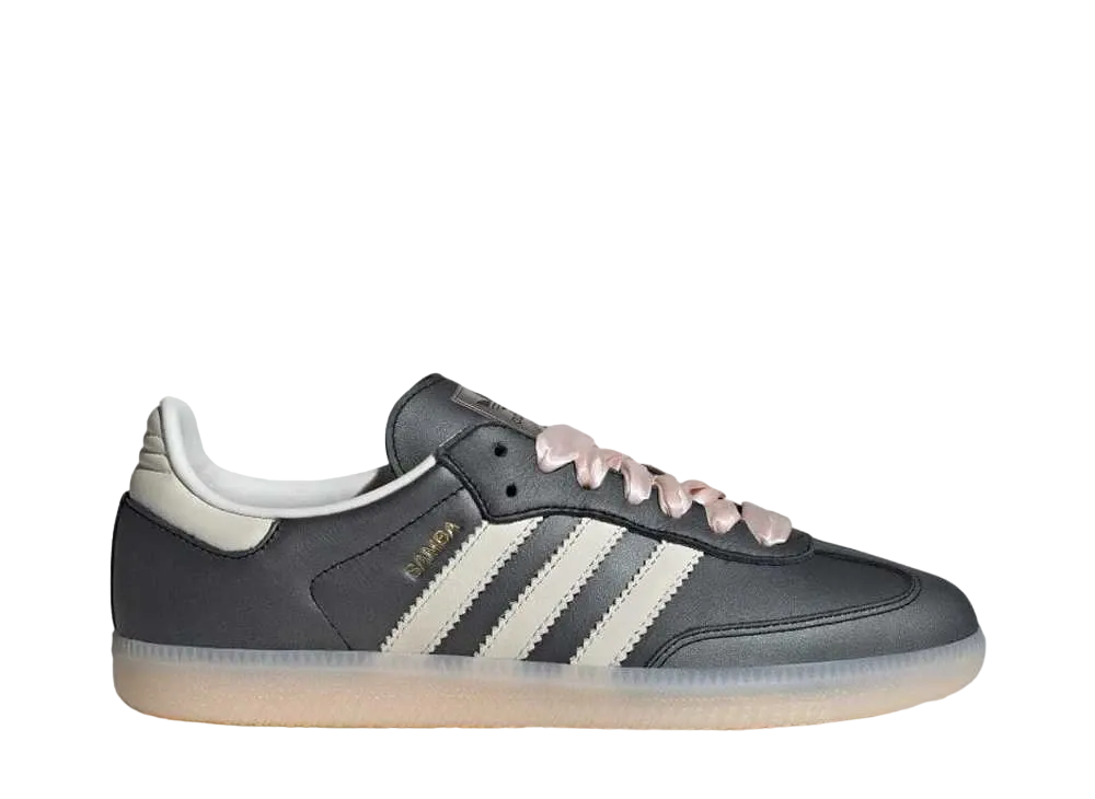 adidas Women's Samba OG "Ribbon Laces/Black/Pink"