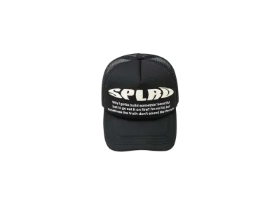 BLESS U x SPLR Logo Mesh Cap "Black"