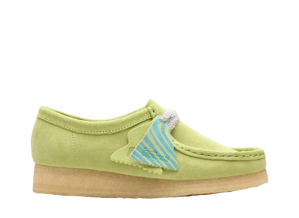 Clarks Women's Wallabee "Pale Lime Suede"