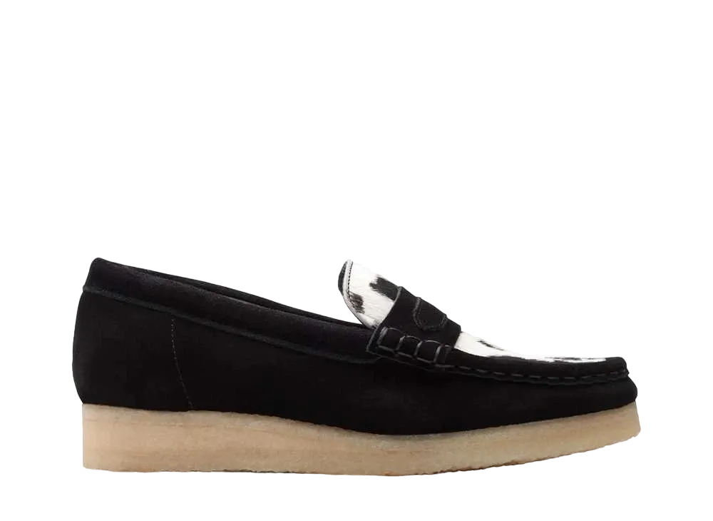 Clarks Women's Wallabee Loafer "Cow Print Hair On"