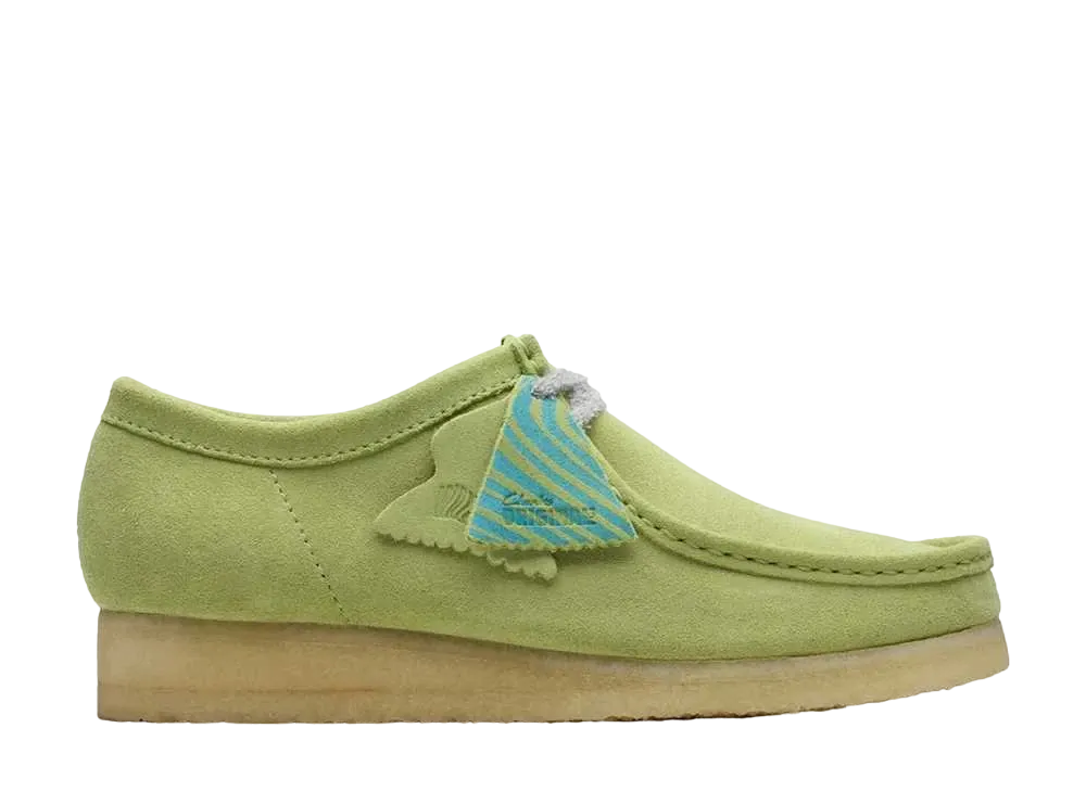 Clarks Wallabee "Pale Lime Suede"