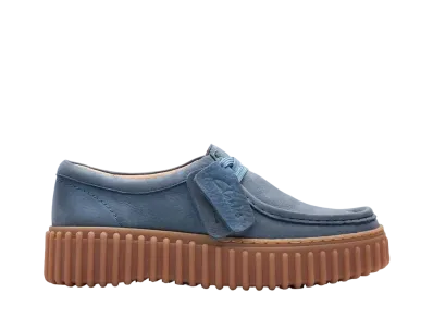 Clarks Women's Torhill Bee "Blue Nubuck"