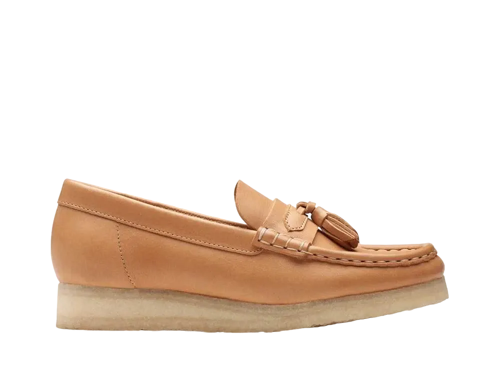 Clarks Women's Wallabee Loafer "Mid Tan Leather"