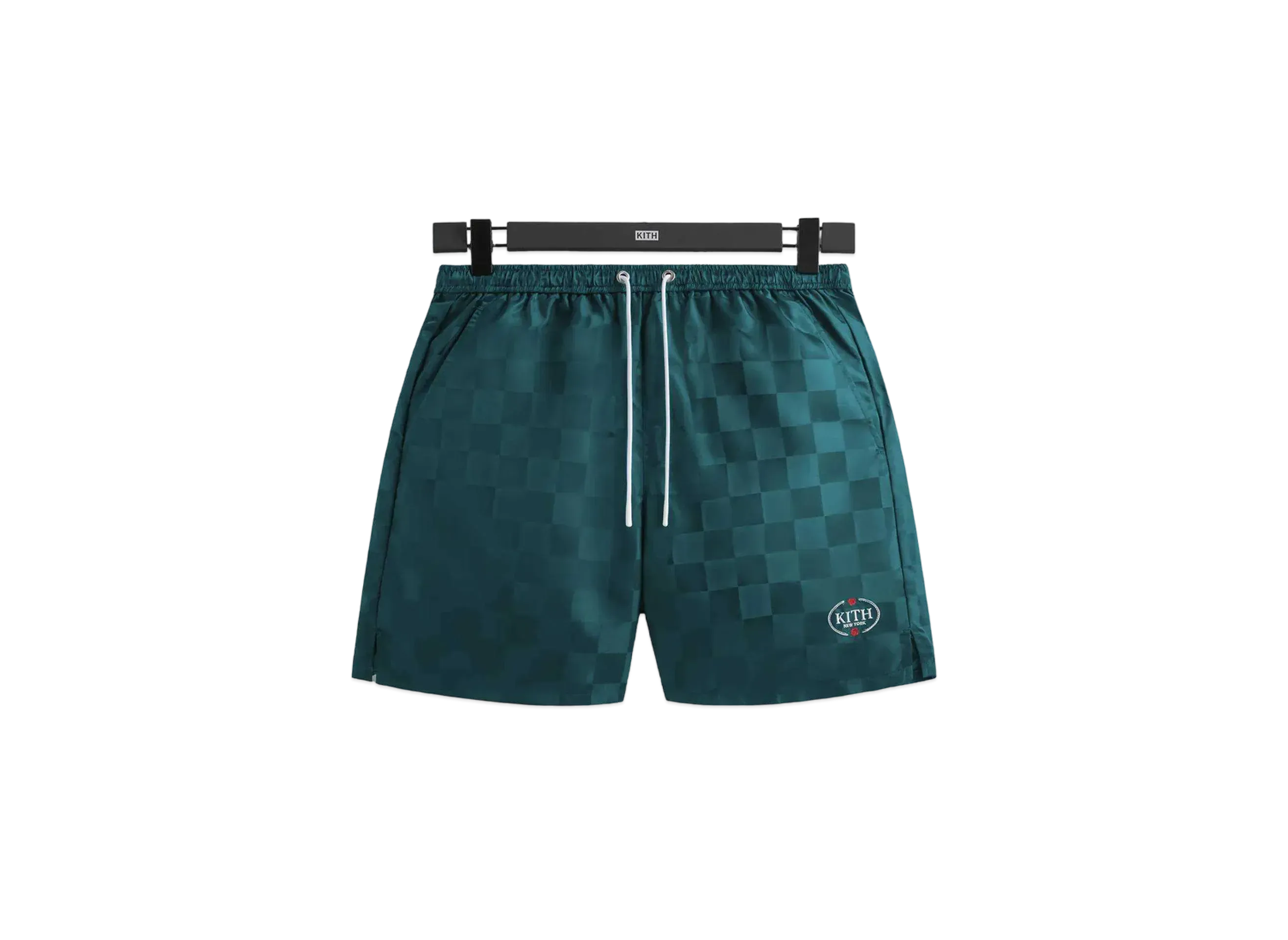 Kith Checkered Satin Collins Short "Chronicle"