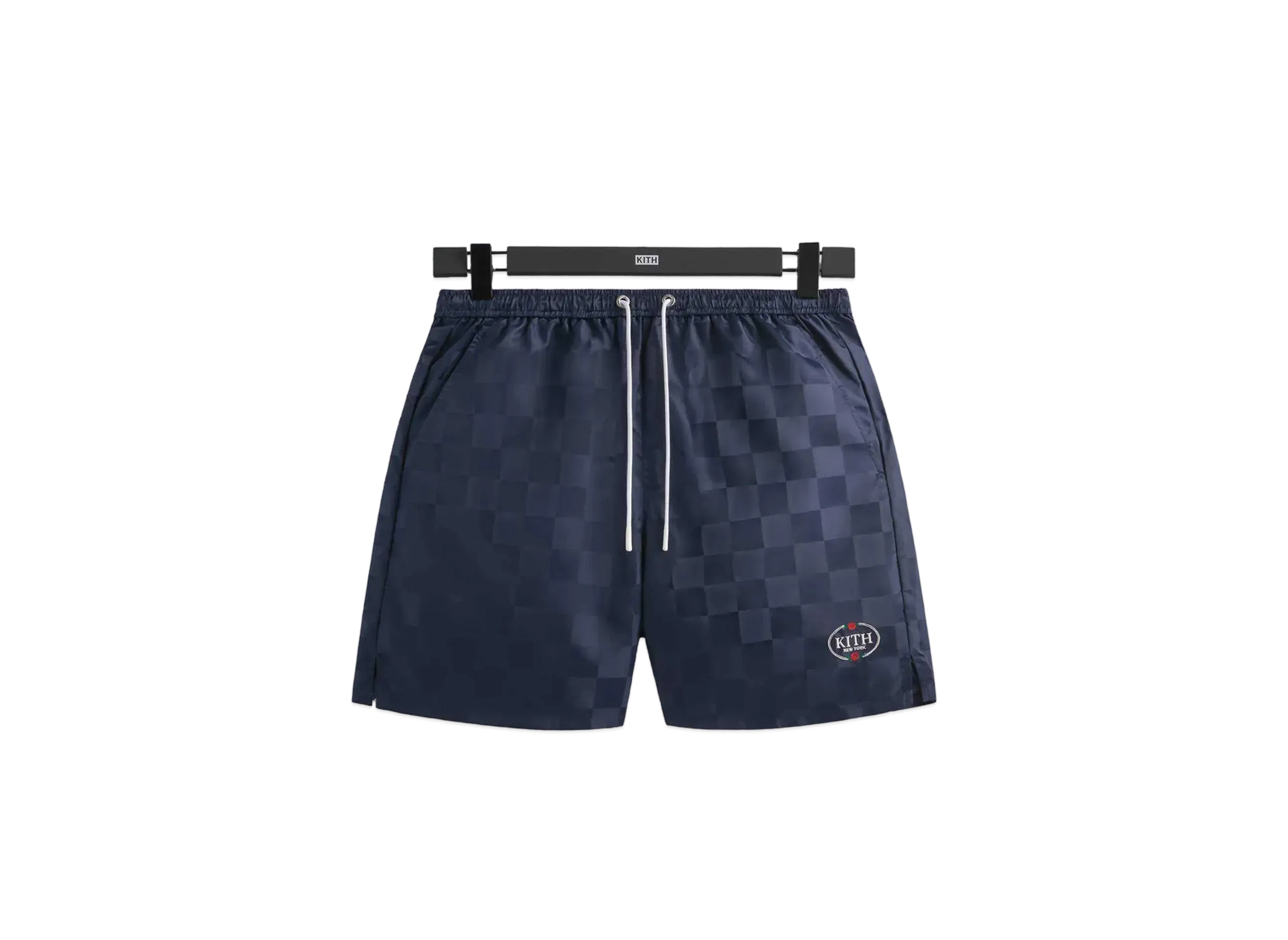 Kith Checkered Satin Collins Short "Nocturnal"