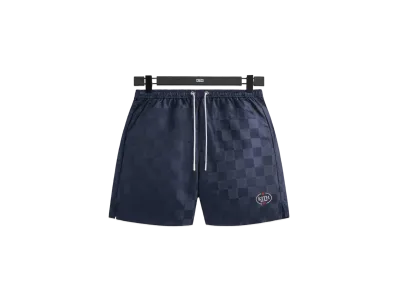 Kith Checkered Satin Collins Short "Nocturnal"