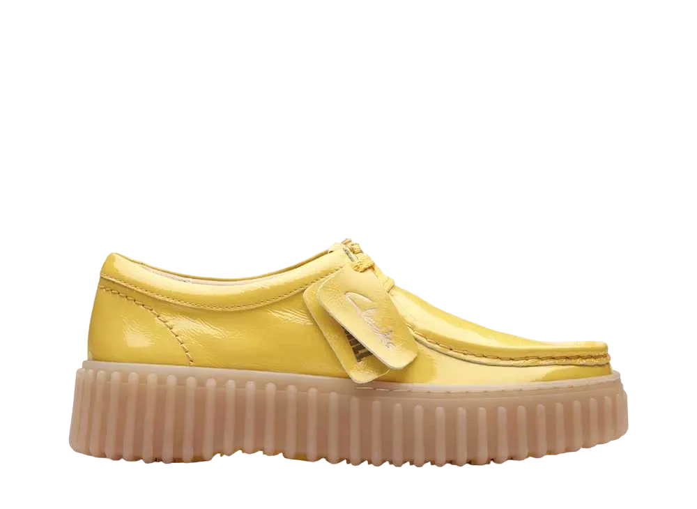 クラークス ウィメンズ トーヒルビー "イエローパテント"