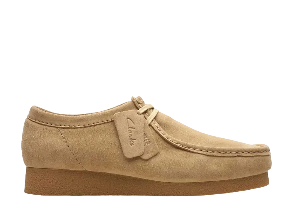 クラークス ワラビー エヴォ ウォータープルーフ "メープルスウェード"