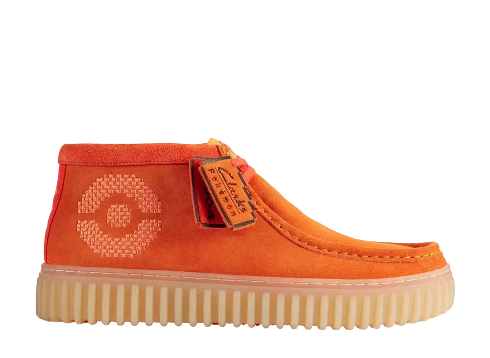 Pokemon × Clarks Torhill Explorer "Orange Suede"
