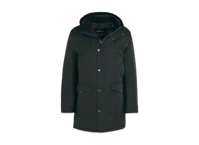 Barbour Houghton Wax Hood Jacket "Black"