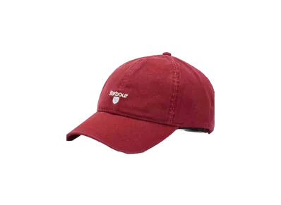 Barbour Cascade Sport Cotton 6 Panel Cap "Red"