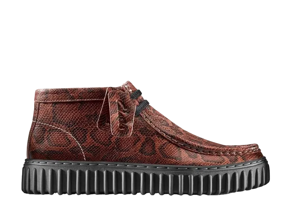 マーティンローズ × クラークス トーヒル "ブラウンスネーク"