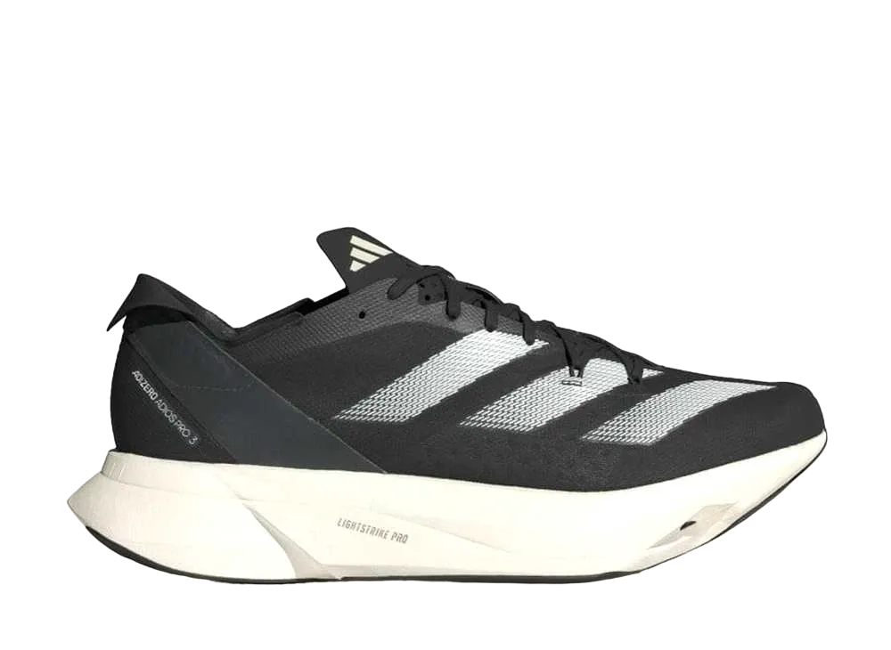 アディダス アディゼロ アディオス プロ 3 M "コアブラック/ゼロメタリック/カーボン"