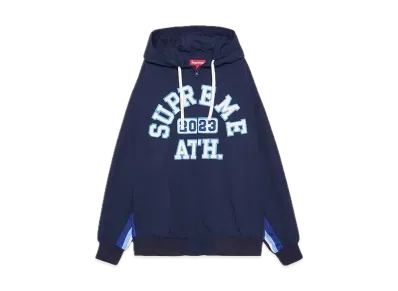 Supreme Applique Hooded Track Jacket "Navy"