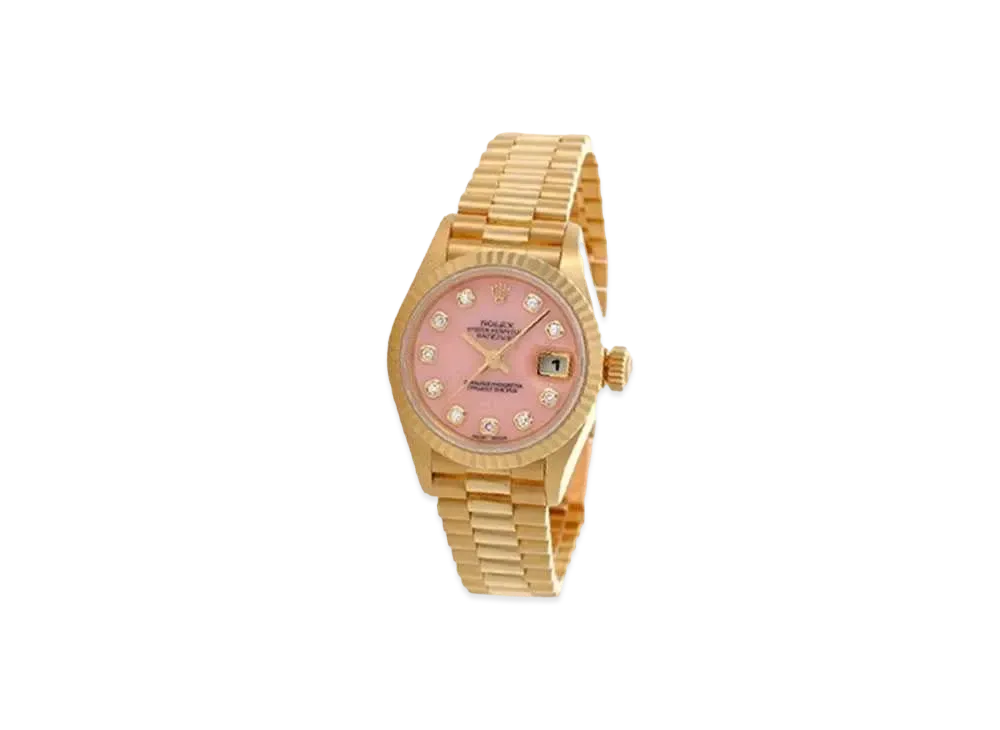 ROLEX Datejust 10P Diamonds "Pink Opal/Yellow Gold" 79178G(79178)