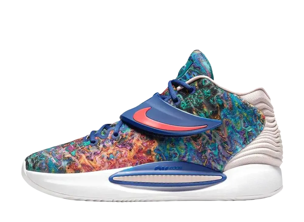 ナイキ KD14 "ブルー/コーラル"