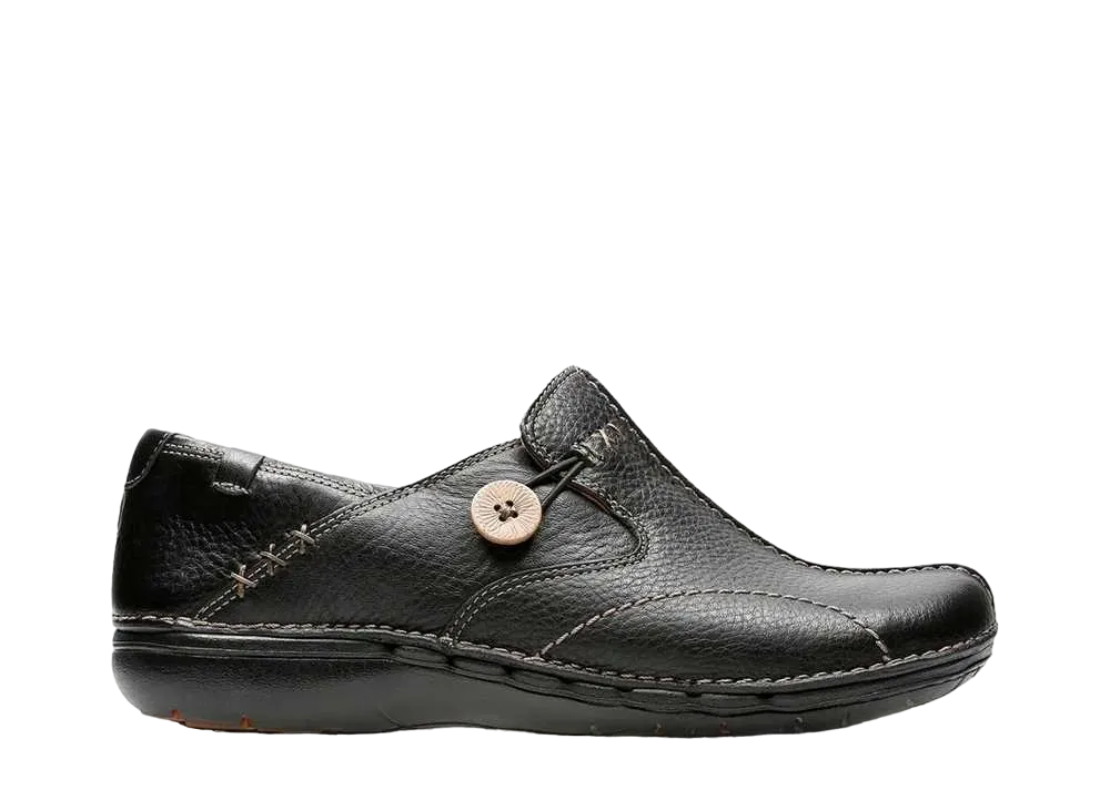 クラークス ウィメンズ アンループ "ブラック"