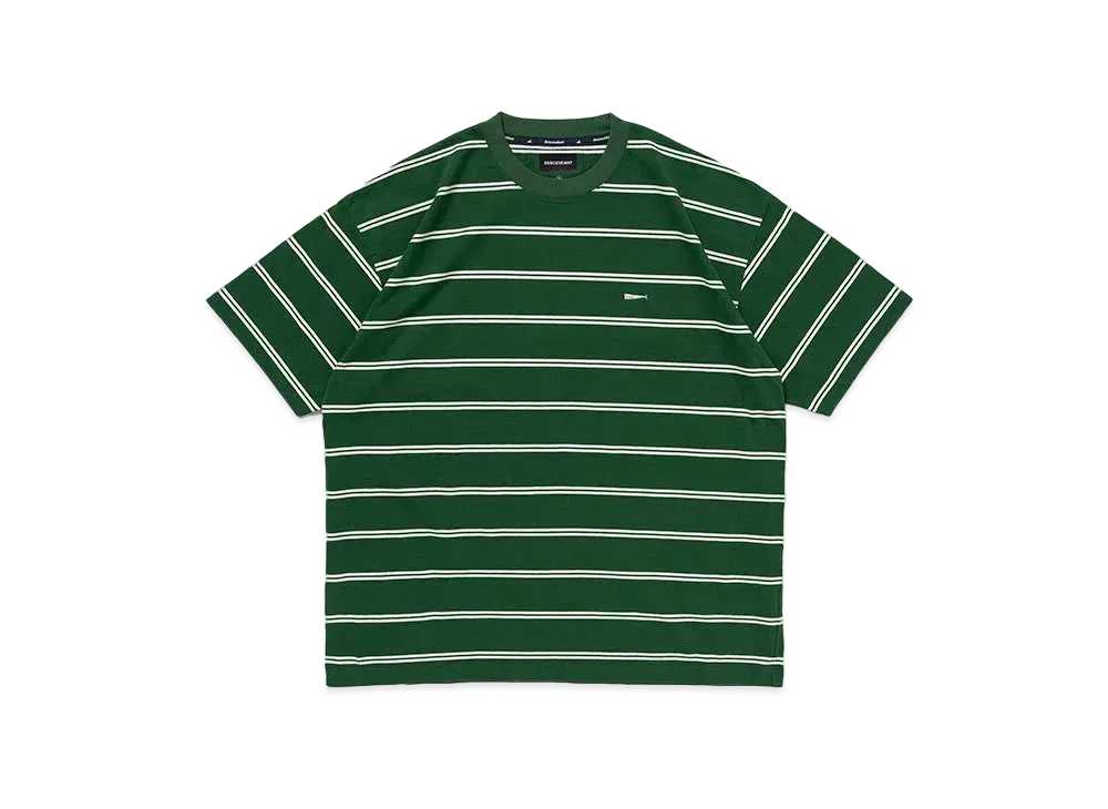 DESCENDANT Horizontal Stripe SS #2 "Green"