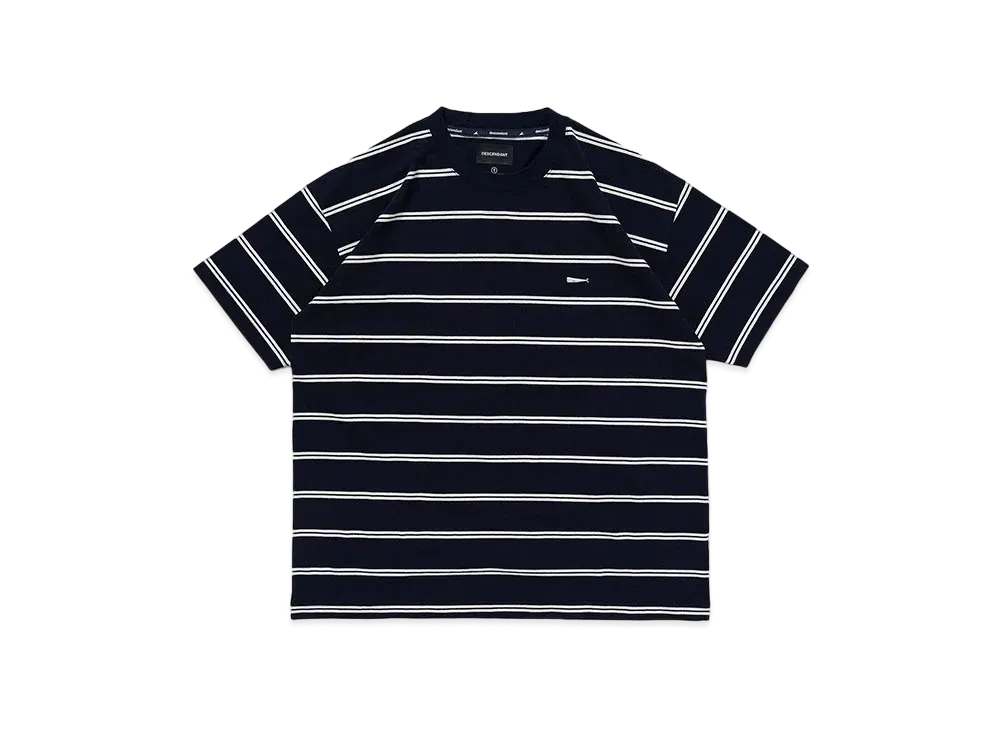 DESCENDANT Horizontal Stripe SS #2 "Navy"