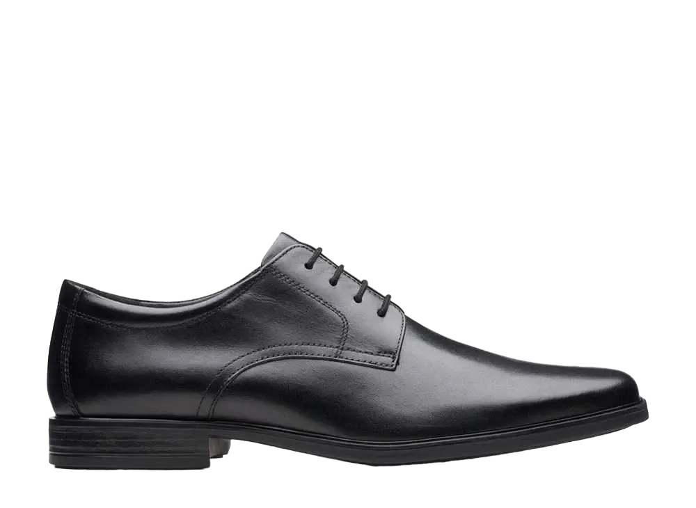 Clarks Howard Walk "Black Leather"