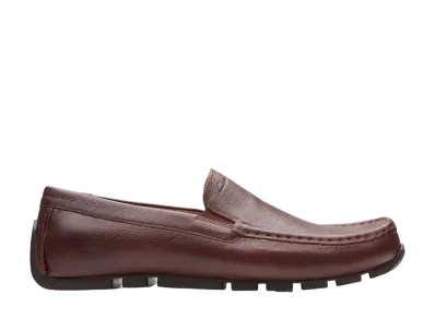 Clarks Oswick Plain "Dark Tan Leather"