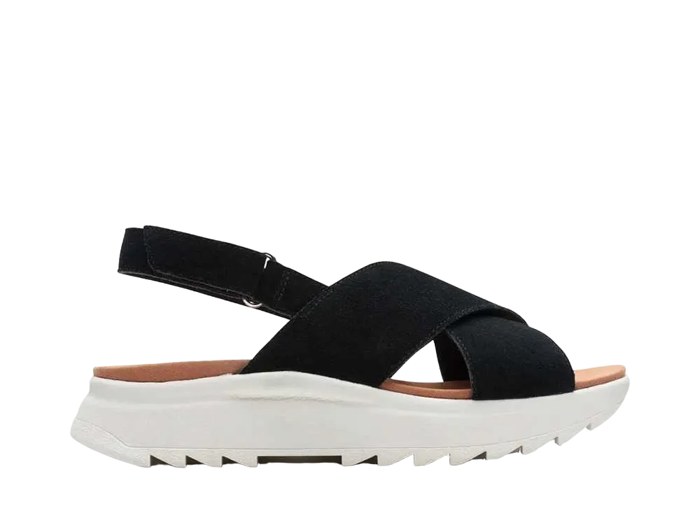 Clarks Women's DashLite Wish "Black Suede"