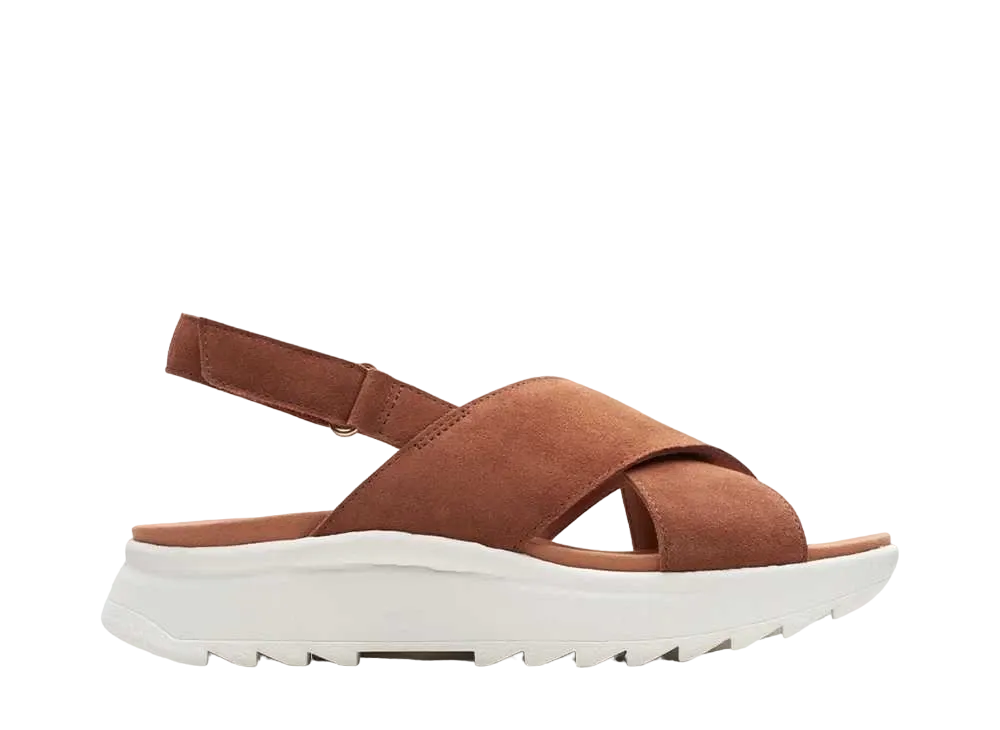 クラークス ウィメンズ ダッシュライトウィッシュ "ダークタンスウェード"