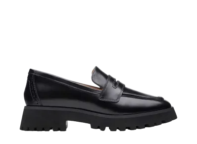 Clarks Women's Stayso Edge "Black Leather"