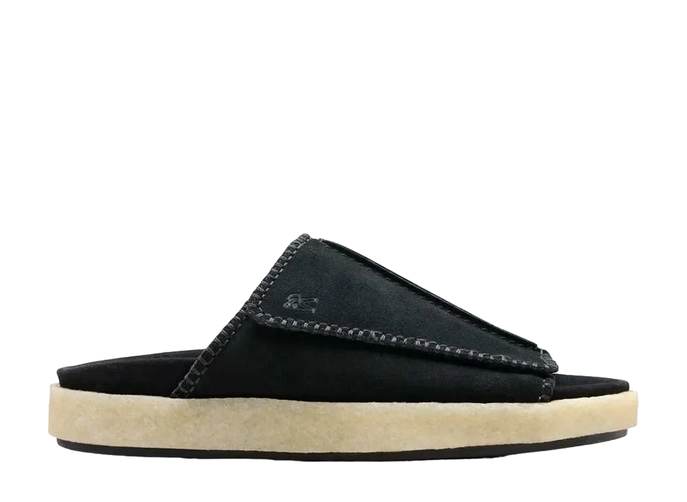 Clarks OverleighSlide "Black Suede"