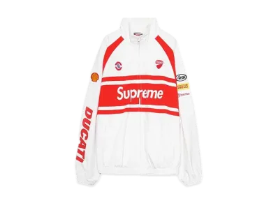 Supreme x Ducati Track Jacket "Light Grey"