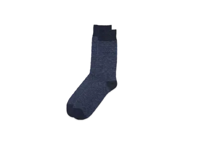 Barbour Melange 2Tone Socks "Navy"