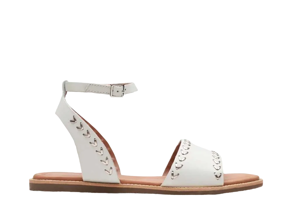 Clarks Women's Maritime May "Off White Leather"