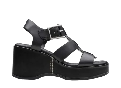 Clarks Women's Manon Cove "Black Leather"