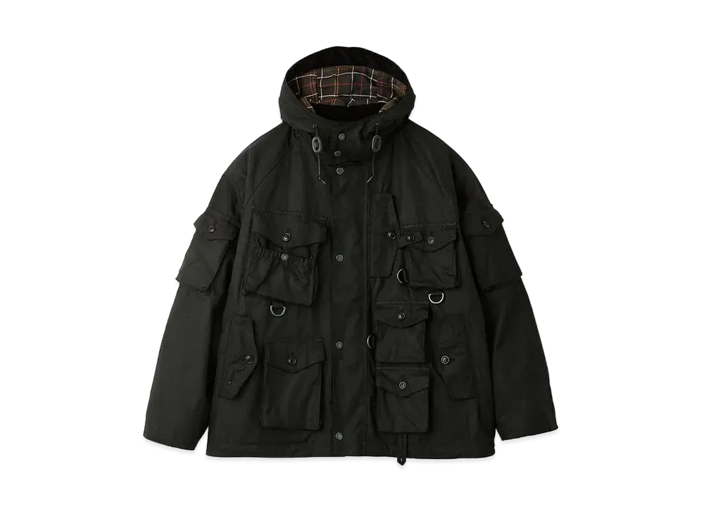 Barbour x Baracuta Clayton Wax Cotton Hood Blouson "Black"