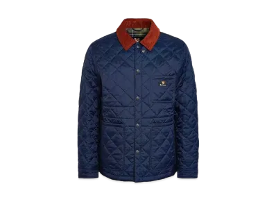 Barbour x Maison Kitsune Kening Quilted Blouson "Navy"