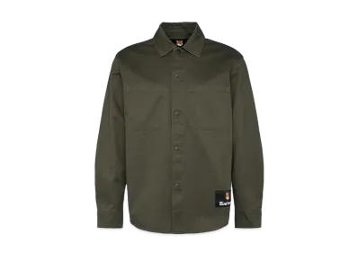 Barbour x Maison Kitsune Military Design Over Shirt "Green"