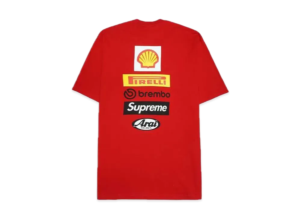 Supreme x Ducati Logos Tee "Red"