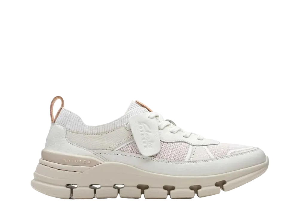 Clarks Women's Nature X Cove "Off White Combi"