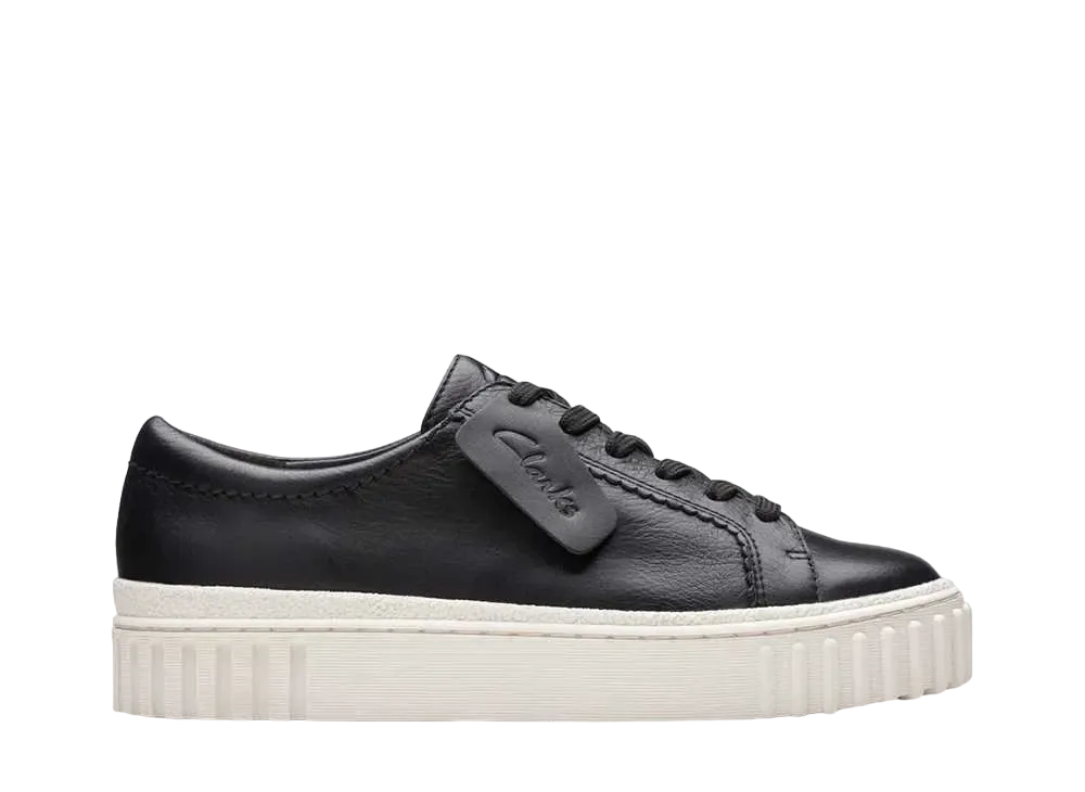 Clarks Women's Mayhill Walk "Black Leather"