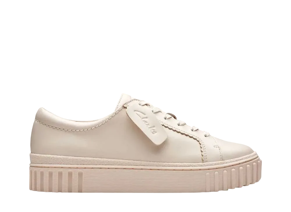 Clarks Women's Mayhill Walk "Cream Leather"